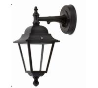 Wandleuchte Esterno Nero IP44 E27 Alluminio Rustico Lampada Giardino Casa
