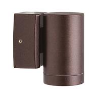 Wandleuchte Esterno Ottone GU10 IP64 H:10 CM Piccolo Marrone Antico da Incasso