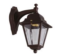 Wandleuchte Esterno Rustico Echt-Messing E27 IP43 26cm Alto Ruggine Antico Lampe