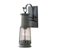Wandleuchte Grigio Antico IP44 Esterno Vintage Sammy Lampada Lanterna Haustür