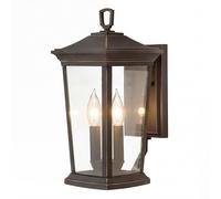 Wandleuchte IN Bronzo Alluminio Vetro IP44 Esterno Rustico Kenneth Luce per