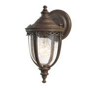 Wandleuchte IN Bronzo IP44 Rustico Elegante Edmund Casa Cortile Lampada Antico