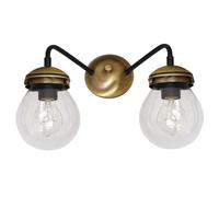 Wandleuchte IN Ottone Antico Liberty 2-flammig E27 Parete Corridoio Camera Lampe