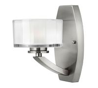 Wandleuchte Lou Bianco Nichel Design Moderno Lampada Salotto Camera Corridoio