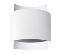 Wandleuchte Metallo Bianco H:23 CM G9 Indirektes Luce Up Down Parete Interno