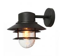 Wandleuchte Nero Acciaio IP44 Maritim Solas Lampada Esterni Lanterna Casa Hof