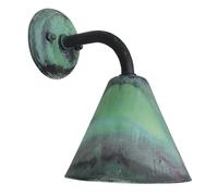 Wandleuchte Ottone E27 25 CM Alto Verde Antico Lampada da Parete Interno Cucina