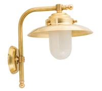 Wandleuchte Ottone IP64 Vetro Schermo Maritim Blendarme Lampada Esterni Cortile