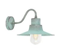 Wandleuchte Ottone Verde Antico IP44 Fatto a Mano Marittima Lampada Hof Esterno