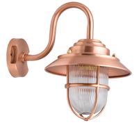 Wandleuchte Rame Ottone IP64 Maritim Intemperie Bolos Lampada Cortile Casa Porta