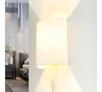 Wandleuchte Tessuto Spina Schermo Bianco Cavo Attacco Corridoio Blendarm Lampada
