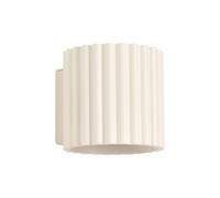 Wandleuchte Up Down Beige Alluminio G9 H:10 CM Indiretto Parete Camera da Letto