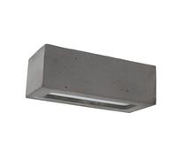 Wandleuchte Up Down Vetro Schermo Calcestruzzo E27 Wohnliche Camera Luce Morgana