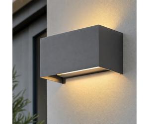Wandleuchte V-Tac Grigia Da Esterno Up Down LED 20 cm L 230 V IP65 24 W
