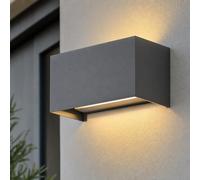 Wandleuchte V-Tac Grigia Da Esterno Up Down LED 20 cm L 230 V IP65 24 W