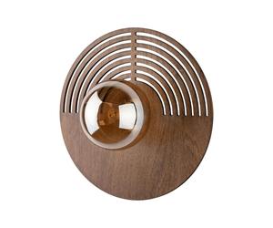 Wandleuchte Vetro Legno G9 Rovere Wohnlich B :3 0 CM Parete Camera da Letto