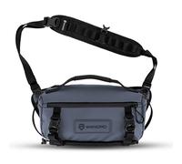 WANDRD Borsa per fotocamera - Rogue Sling Crossbody Camera Case - Realizzata in tessuto di nylon balistico, funziona come una borsa a tracolla per computer portatile, Blu Egeo, 6 l, Borsa Messenger