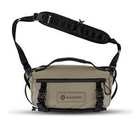 WANDRD Borsa per fotocamera - Rogue Sling Crossbody Camera Case - Realizzata in tessuto di nylon balistico, funziona come una borsa a tracolla per computer portatile, Yuma Tan, 6 l, Borsa Messenger