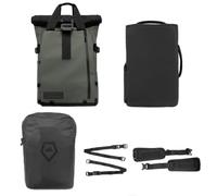 WANDRD PRVKE 21L Green Pro Photography Bundle V3 - Zaino Fotografico con Pro Camera Cube