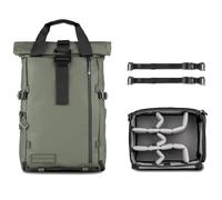 WANDRD PRVKE 31L Wasatch Green Photo Bundle V4 Zaino Fotografico con Cube V2 Incluso