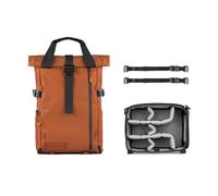 WANDRD PRVKE V4: zaino da viaggio e fotocamera resistente alle intemperie, borsa per il trasporto quotidiano con custodia per laptop, accesso rapido ed espansione rolltop, Arancione Sedona, 31L