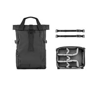 WANDRD PRVKE Zaino: borsa da viaggio e fotocamera per creatori, con zip, tasca o accesso rolltop - solo borsa o bundle, nero, 31L (Photography Bundle), Rolltop