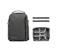 WANDRD PRVKE - Zaino da viaggio con cerniera, resistente alle intemperie, con tasca per laptop, per fotografia, lavoro e avventura quotidiana, nero, 21L, Pacchetto Fotografia