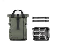 WANDRD PRVKE 21L Wasatch Green Photo Bundle V4 Zaino Fotografico con Cube V2 Incluso