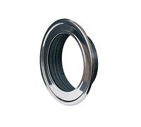 Rosetta da parete con flangia da parete, diametro 150 mm, 15 cm, RMN, cromata antiruggine, in alluminio, flessibile, flessibile, flessibile, in acciaio inox, resistente al calore