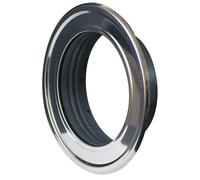 Wandrosette Wandflansch Rosette Ø 200 mm 20 cm RMN chrom rostfrei Flansch Alu-Flex-Rohr Thermoflex Flexrohr Aluflex Metallflansch Edelstahl Hitzebeständig