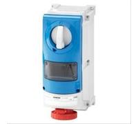 WANDSTECKD IP66 M.GEH 3P+E 16A 400V 6H