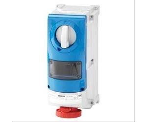 WANDSTECKD IP66 M.GEH 3P+E 16A 400V 6H