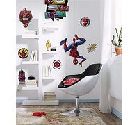 Wandtattoo - Spider-Man Web Head - Größe 100 x 70 cm - Komar, Kinderzimmer, Wandaufkleber, Wanddekoration, Wandsticker
