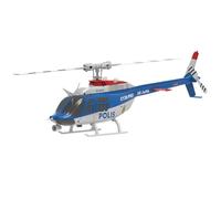 WANENGEDIY Elicottero RC per adulti, C138PRO scala 1/33 Bell 206 2.4G 6CH Flybarless Single-Rotor RC elicottero modello con volo invertito One-Touch, regali creativi per gli appassionati di aeroplani
