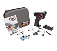 WANENGEDIY Mini auto FPV RC, WL scala 1/64 Full Proporzionale FPV Mini RC Car con fotocamera, accoppiamento automatico APP e controllo modulo WiFi, include custodia e rimorchi di traino (versione RTR)