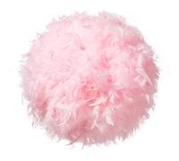 Waneway Paralume in Piuma per Lampada a Sospensione a Soffitto, Soffice Paralume per Lampada da Tavolo o Terra, Decorazione per Camera da Letto, Soggiorno, Matrimonio o Festa, Diametro 30 cm, Rosa