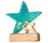 WANFANK Coppa Trofeo in Metallo con Incisione Personalizzata, Trofeo del Campionato Personalizzato for competizioni Sportive, Calcio, Basket, Baseball, Vincitore del Premio for Bambini e Adulti(C)