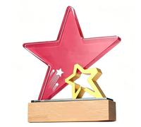 WANFANK Coppa Trofeo in Metallo con Incisione Personalizzata, Trofeo del Campionato Personalizzato for competizioni Sportive, Calcio, Basket, Baseball, Vincitore del Premio for Bambini e Adulti(H)