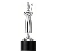 WANFANK Trofeo dello Chef Trofeo Personalizzato in Metallo, Trofeo Inciso Personalizzato in Resina Campione del Concorso di Cucina, Premio Food Festival, Premio Inciso Personalizzato(Silver)