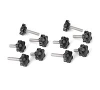 WANG TII DOO 10 Manopole A Stella, Vite Di Serraggio Esagonale M5 Per Attrezzature Industriali, Macchinari E Uso Domestico,M5x40mm