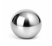 WANG TII DOO 1pcs Sfera Cava in Acciaio Inox 304, Sfera Specchio Argento, Diametro 76-400mm Spessore Parete 1.5mm, per Decorazione del Cortile,Diameter 89mm