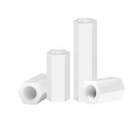 WANG TII DOO 20 Pezzi Distanziatori Esagonali in Nylon per Colonne, Distanziali in Plastica M5×5Mm-M5×60Mm per Progetti Fai da Te di Elettronica E per La Casa,M5×15mm
