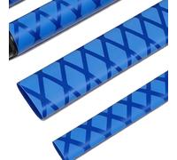 WANG TII DOO 3PCS Tubo Termorestringente 45mm, Impugnatura Antiscivolo Testurizzata per Canne da Pesca E Racchette, 1 Metro Ciascuno,40mm Diameter Blue