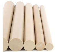 WANG TII DOO Asta Rotonda Peek Barra in Polietereterchetone 500mm di Lunghezza E 6-10mm di Diametro per Ingegneria di Precisione, Guarnizioni Personalizzate E Lavorazione CNC,8mm*500mm 1pc