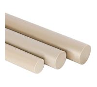 WANG TII DOO Barra Peek 200mm di Lunghezza, 6-8mm di Diametro, Termoplastica Ad Alta Resistenza per Applicazioni Industriali E Ingegneristiche, Lavorazione CNC,8mm*200mm 2pcs