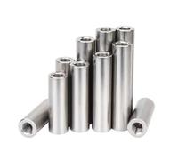 WANG TII DOO Dadi di Accoppiamento Rotondi in Acciaio Inossidabile M4 304, Perni A Barra, Dadi di Collegamento Rotondi, Elementi di Fissaggio per Costruzioni Industriali,M4x8x30mm