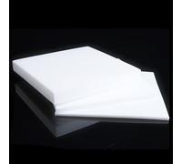 WANG TII DOO Foglio di Plastica Vergine PTFE Bianco 300X300 Mm, Spessore 1-25 Mm, Pannello in Fluoropolimero PTFE Modellabile, per Applicazioni Industriali E Meccaniche,1mm 1Pc