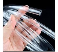 WANG TII DOO Tubing in Rotolo PVC Semi-Chiaro di 5m Lunghezza, Costruzione Flessibile con Opzioni di Diametro Assortite per Uso in Officina E Manutenzione,8mm×11mm