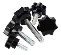 WANG TII DOO Vite A Testa Svasata in Acciaio Inossidabile M4 304, Vite A Testa Svasata in Bachelite, Manopola A Sette Stelle, per Attrezzature Industriali E Meccaniche,M4x25mm