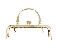 WANGBINGXING Chiusura Clic Clac per Borse Retro Chiusura della Borsa Telaio Bacio di Blocco del Metallo Fibbia(Gold-20cm)
